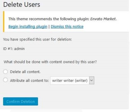 deleting old users