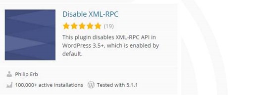 Disable XML-RPC Functio